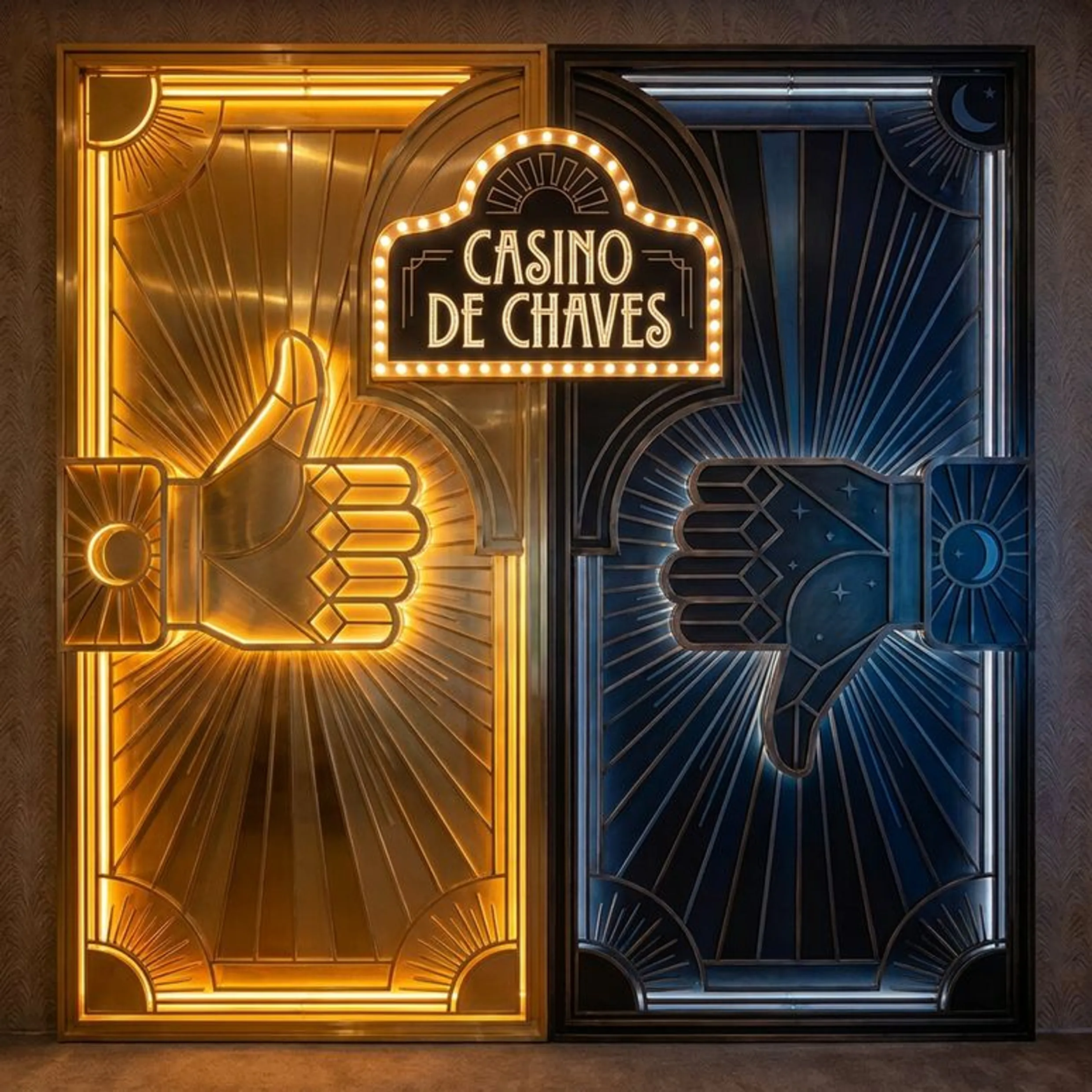 Página principal do Casino de Chaves